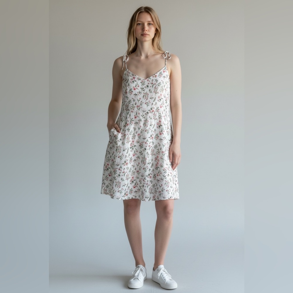 Floral Spaghetti Strap‎ Dress